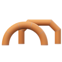 Inflatable arches