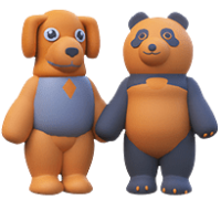Inflatable mascot