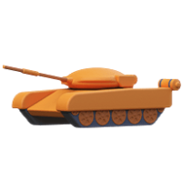 Inflatable military vehicles