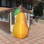 Надувная фотозона груша 4 м с вентилятором для мероприятий и уличной рекламы
